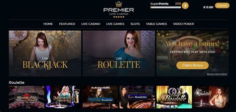 premier live casino|Live Casino .